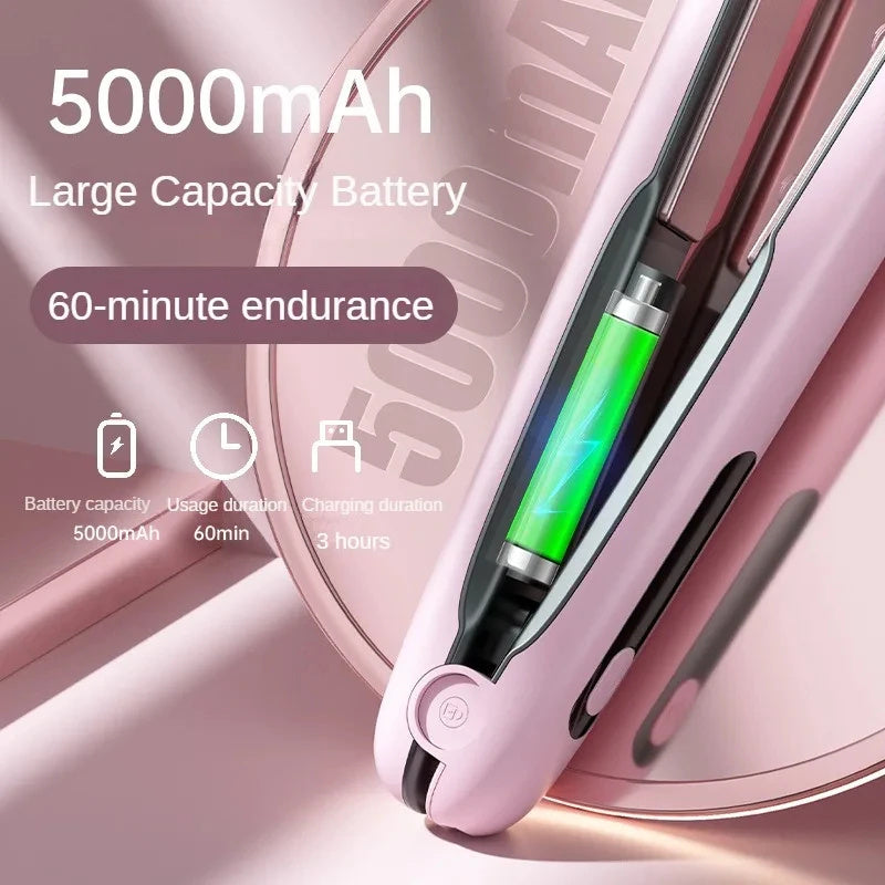 Wireless Hair Straightener &amp; Curler