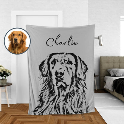 Personalized Pet Photo Blanket