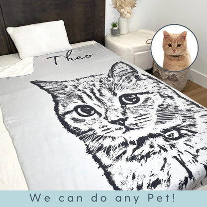 Personalized Pet Photo Blanket